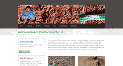 Desktop Screenshot of ajkcontracting.com