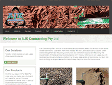 Tablet Screenshot of ajkcontracting.com